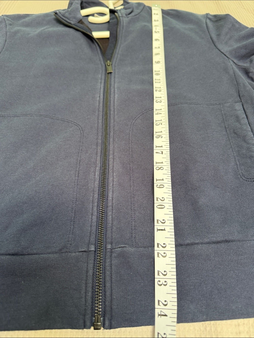 Icebreaker Women's sz S Blue zip hoodie 70% Cotton, 30% Wool - warm breathable - Picture 5 of 7